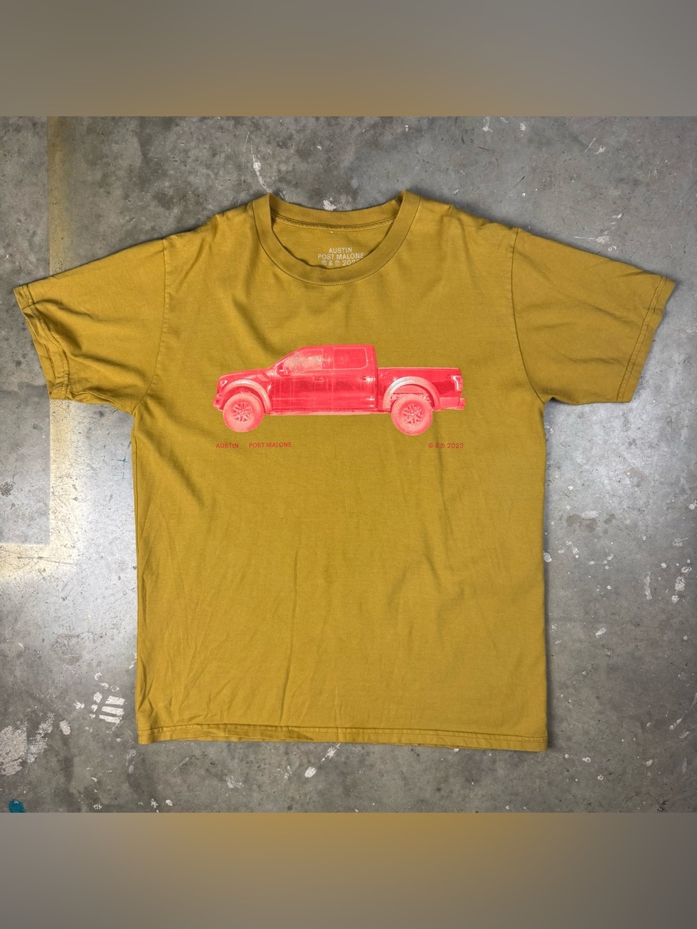 Post Malone T-Shirt Large Austin If Y'all Weren't Here I'd Be Crying Tour 2023